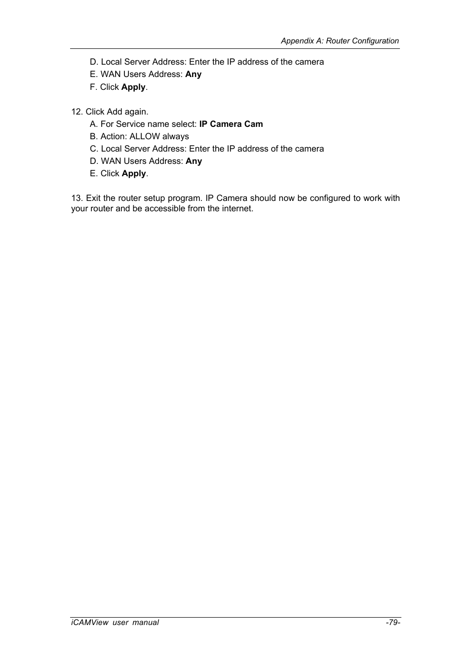 Chenbro IP CAMERA 050862 User Manual | Page 82 / 90