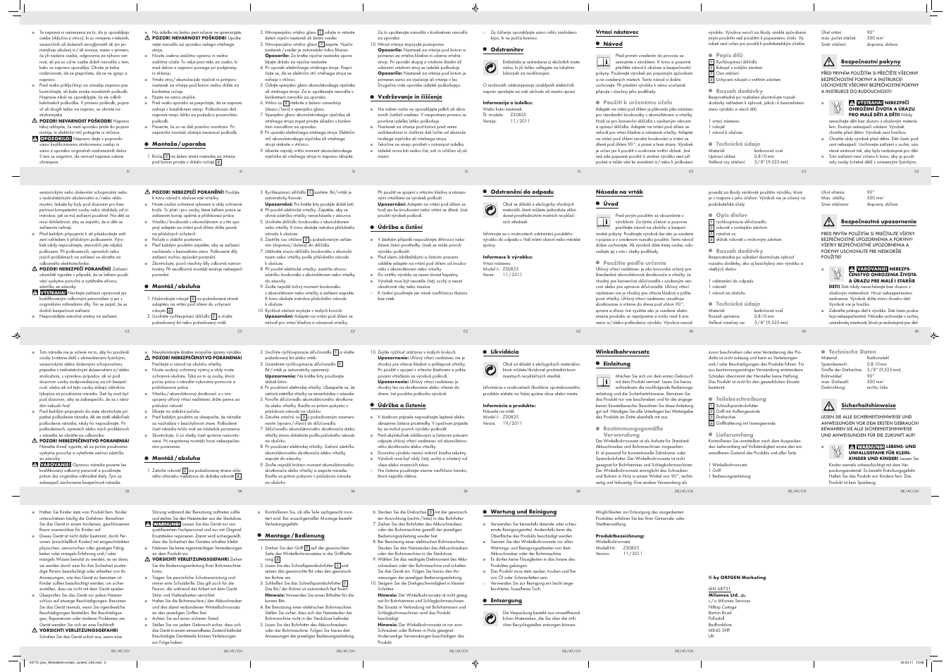 Powerfix Z30825 User Manual | Page 2 / 2