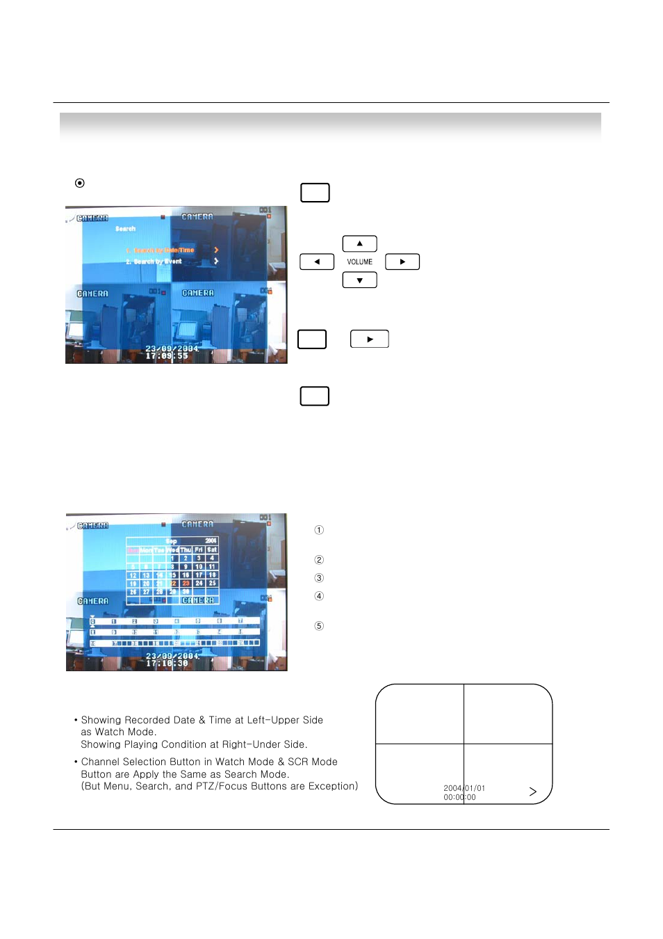Search, Search by date/time | deXlan 047200 User Manual | Page 15 / 48