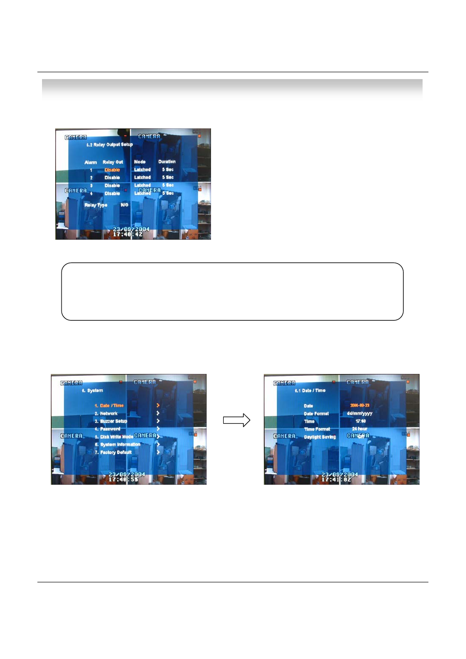 Menu | deXlan 047200 User Manual | Page 27 / 48
