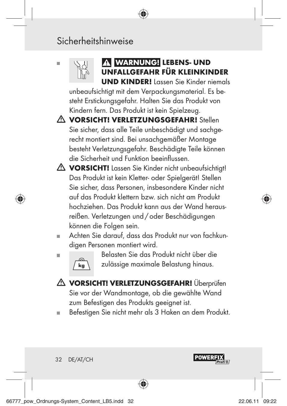 Sicherheitshinweise | Powerfix Z30943A User Manual | Page 30 / 33