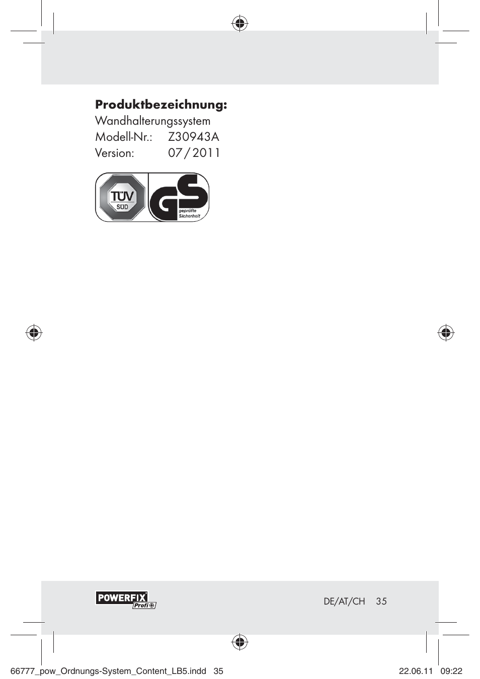 Powerfix Z30943A User Manual | Page 33 / 33