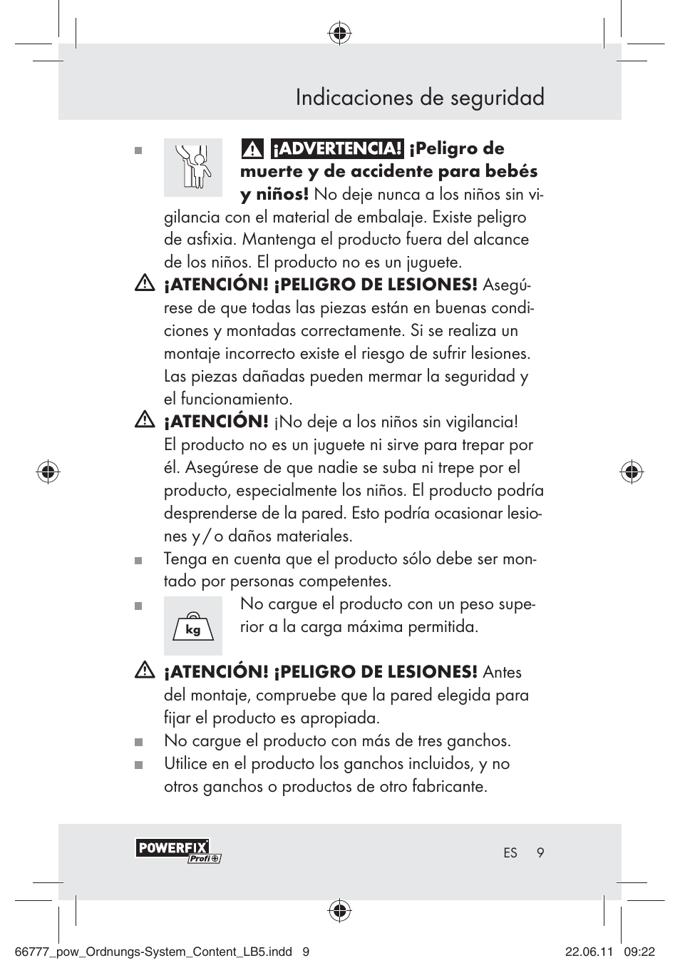 Indicaciones de seguridad | Powerfix Z30943A User Manual | Page 7 / 33