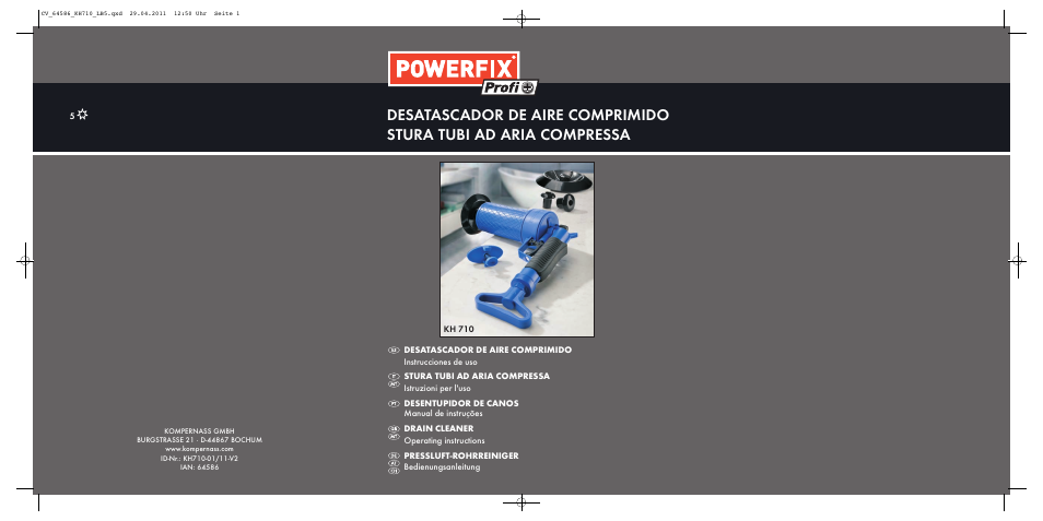 Powerfix KH 710 User Manual | 31 pages