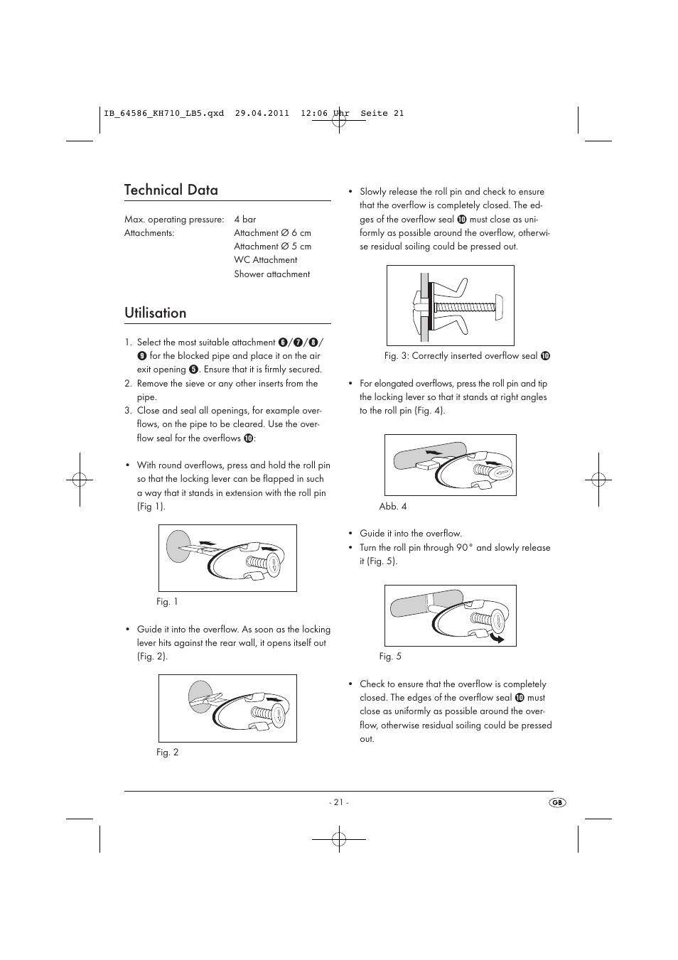 Technical data, Utilisation | Powerfix KH 710 User Manual | Page 23 / 31