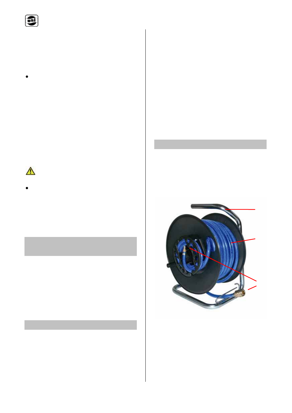 Persluchtslanghaspel nl, 4omvang van de levering, 5 technische gegevens | 6 productoverzicht | Powerfix Air Compressor Hose Reel User Manual | Page 23 / 97