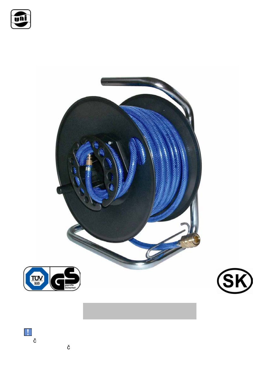 64584_sk_a5, Bubon s pneumatickou hadicou, Návod na použitie | Powerfix Air Compressor Hose Reel User Manual | Page 68 / 97