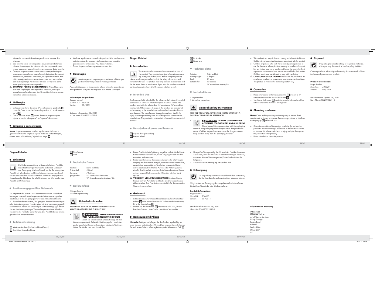 Powerfix Z30820 User Manual | Page 2 / 2