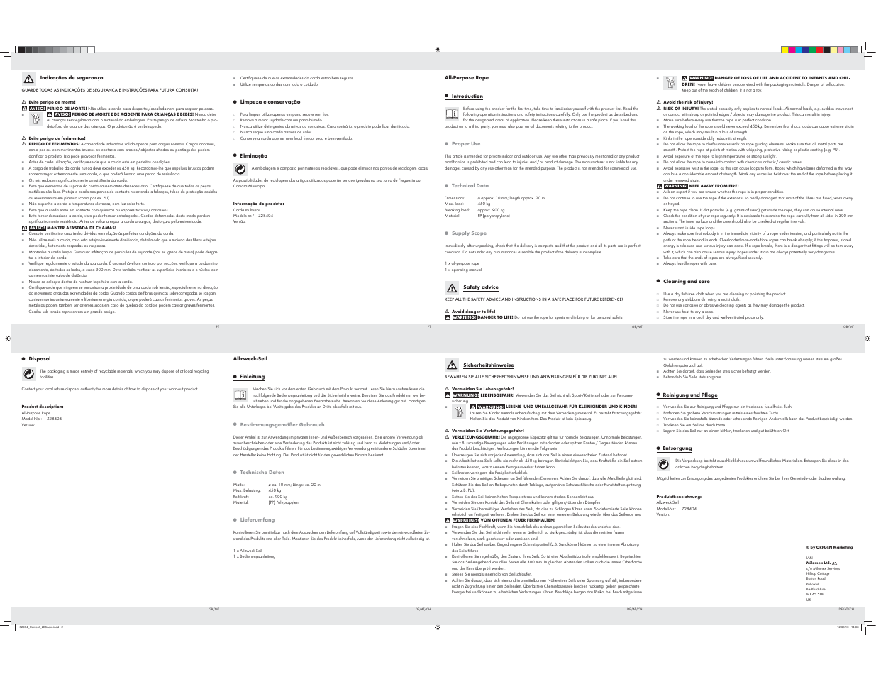 Powerfix Z28404 User Manual | Page 2 / 2