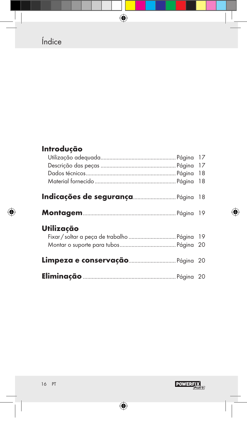 Índice | Powerfix VACUUM BASE VICE A User Manual | Page 14 / 31