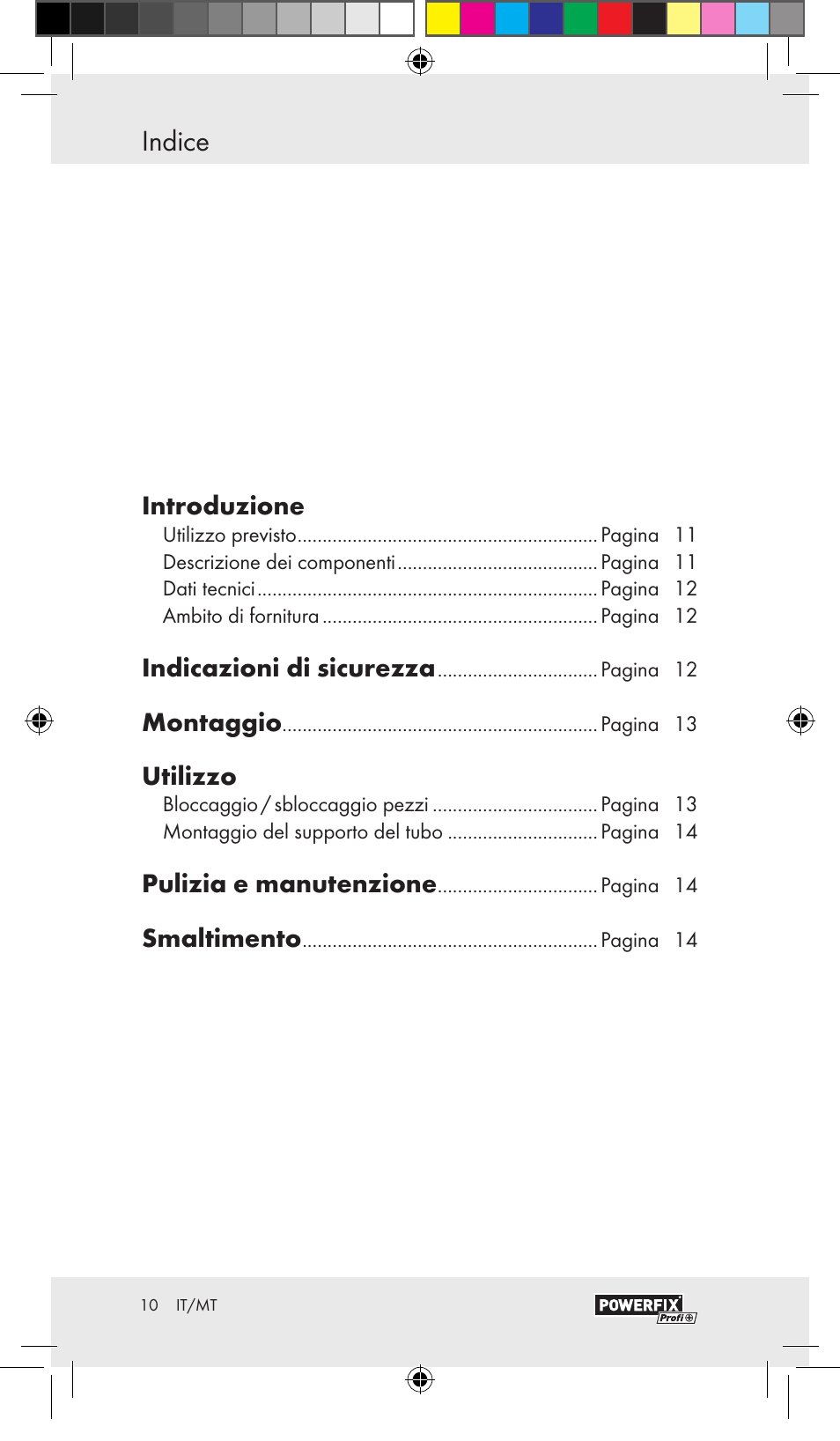 Indice | Powerfix VACUUM BASE VICE A User Manual | Page 8 / 31