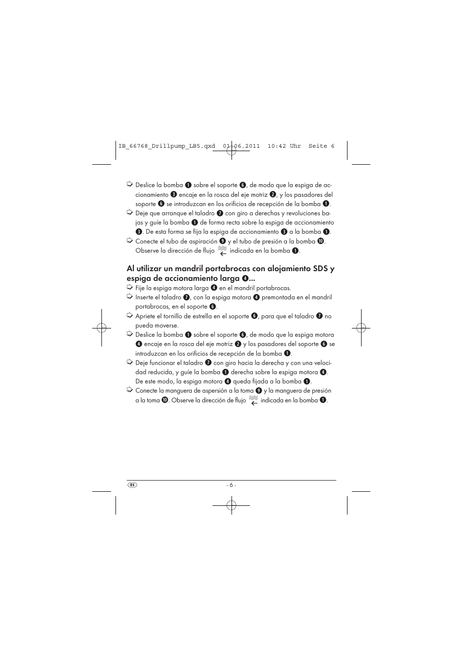 Powerfix DRILL PUMP User Manual | Page 8 / 52