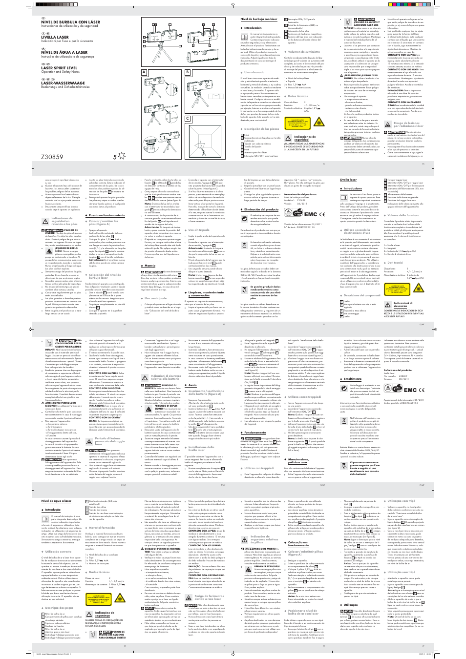 Powerfix Z30859 User Manual | 2 pages