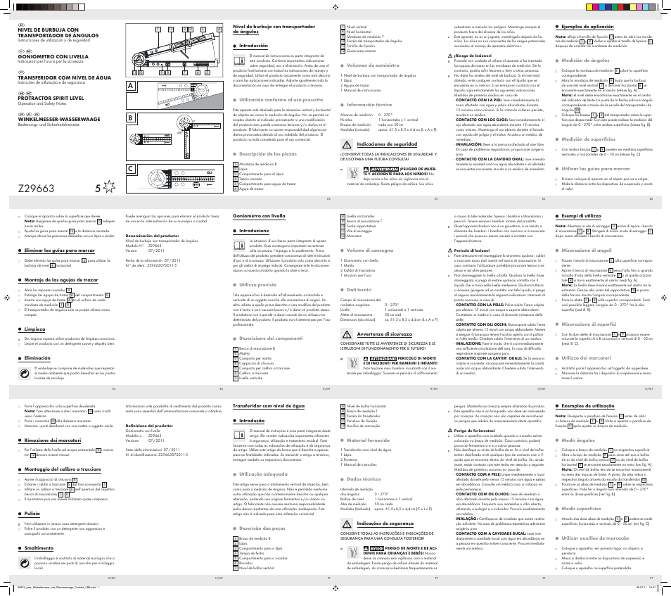 Powerfix Z29663 User Manual | 2 pages