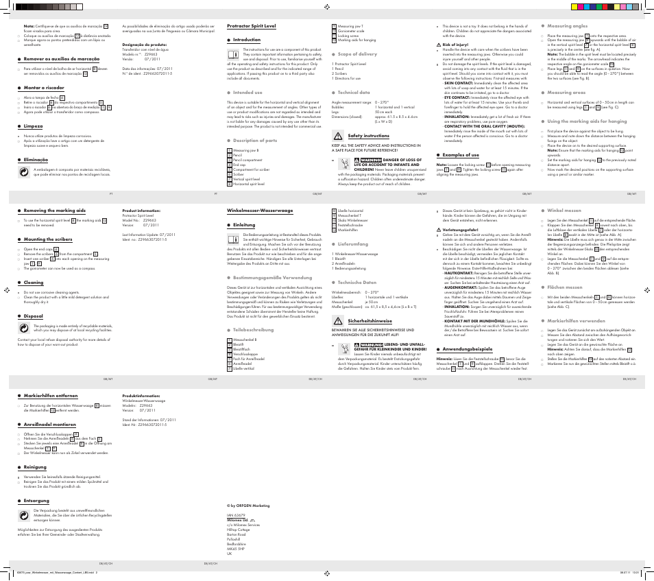 Powerfix Z29663 User Manual | Page 2 / 2