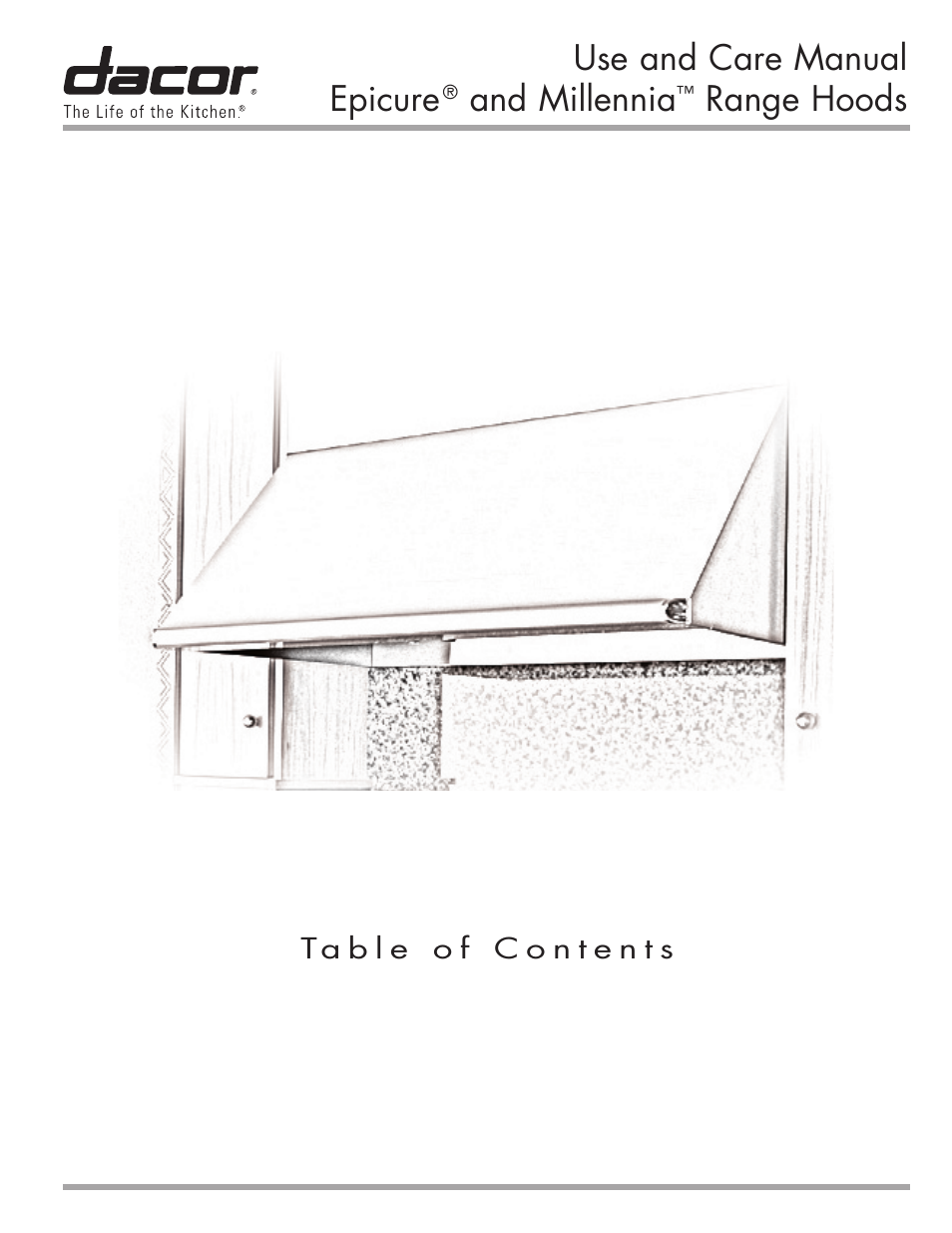 Dacor EH54 User Manual | 12 pages