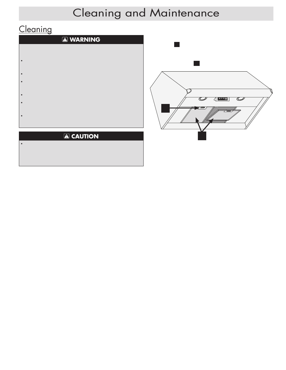 Cleaning and maintenance, Cleaning | Dacor EH54 User Manual | Page 7 / 12