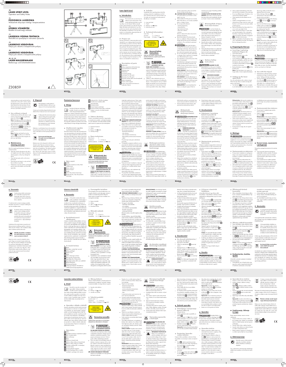 Powerfix Z30859 User Manual | 2 pages