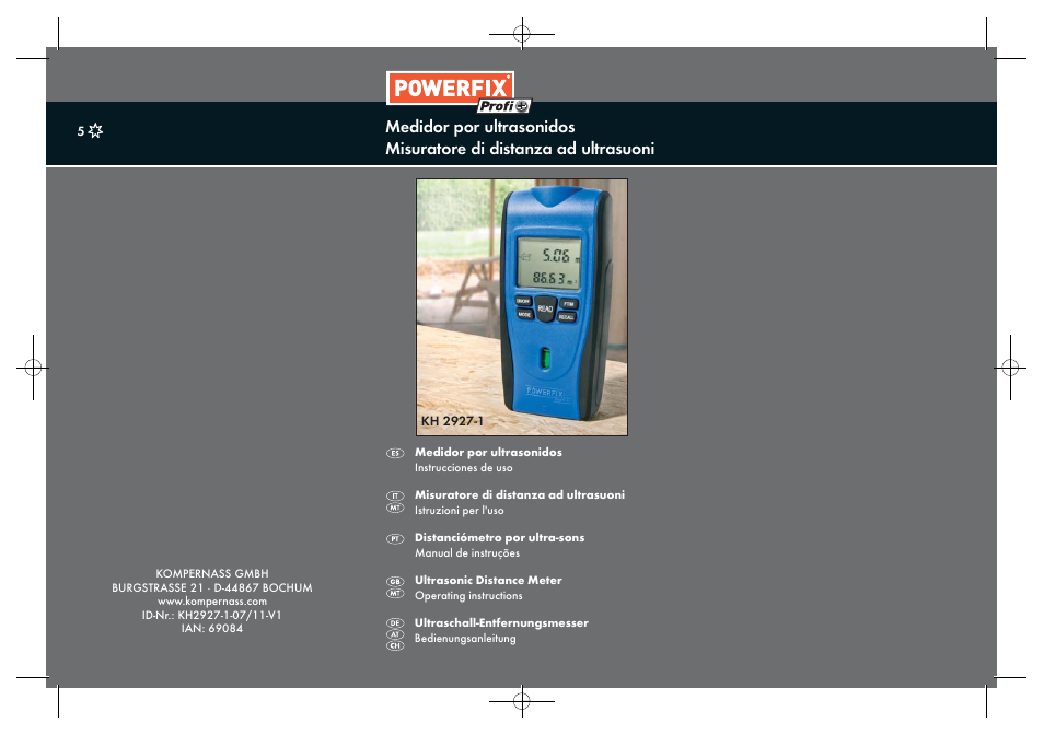 Powerfix KH 2927-1 User Manual | 62 pages
