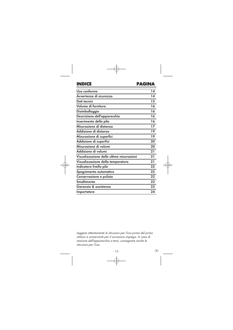 Iin nd diic ce e p pa ag giin na a | Powerfix KH 2927-1 User Manual | Page 15 / 62