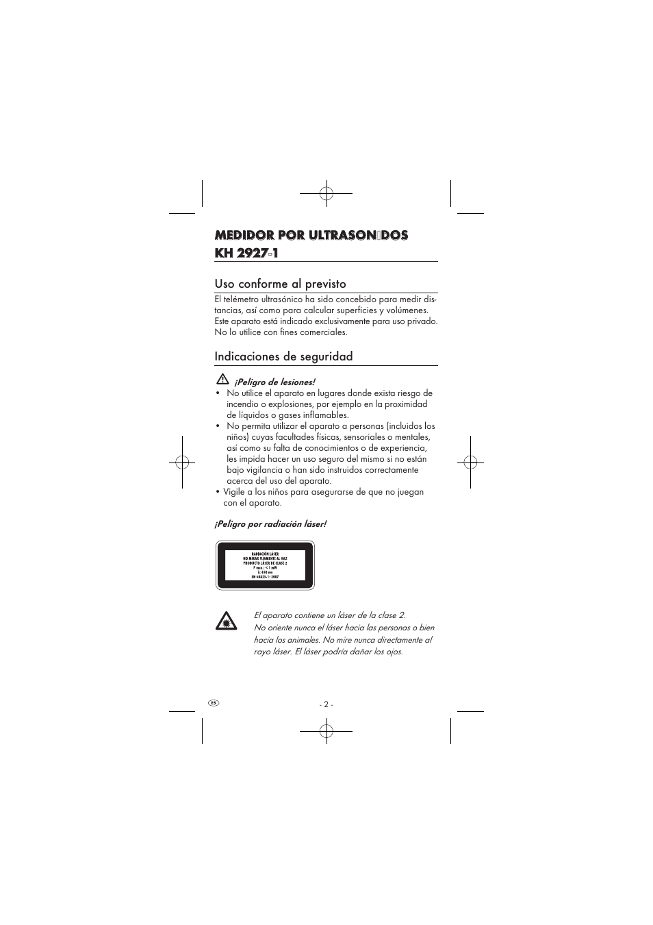 Indicaciones de seguridad | Powerfix KH 2927-1 User Manual | Page 4 / 62