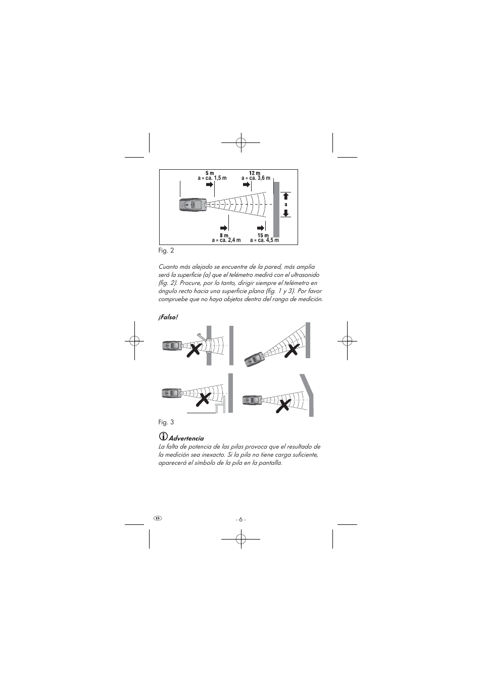 Fig. 2, Falso! fig. 3 advertencia | Powerfix KH 2927-1 User Manual | Page 8 / 62