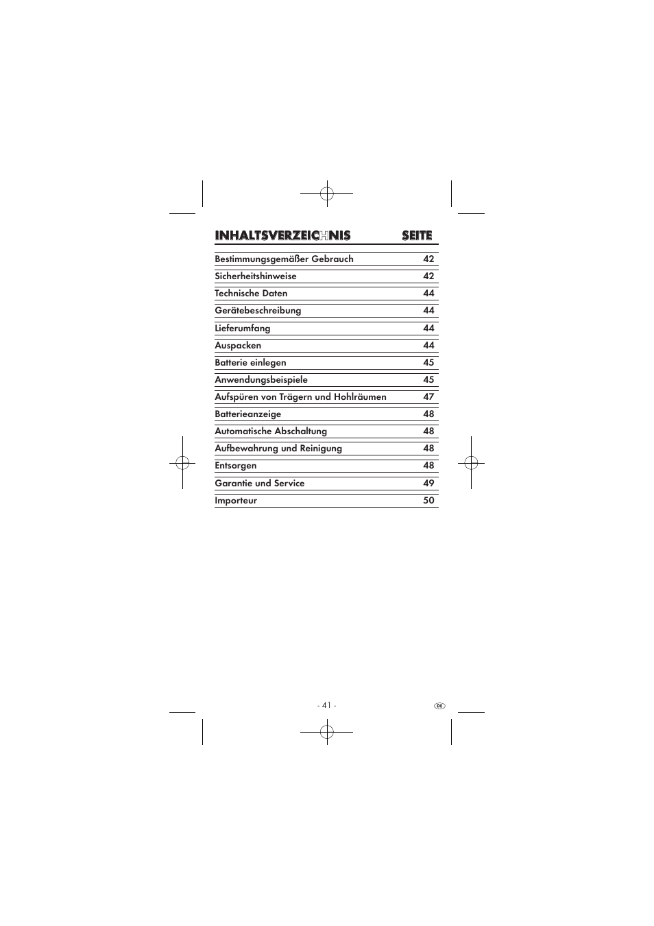 Powerfix KH 2927-2 User Manual | Page 43 / 52