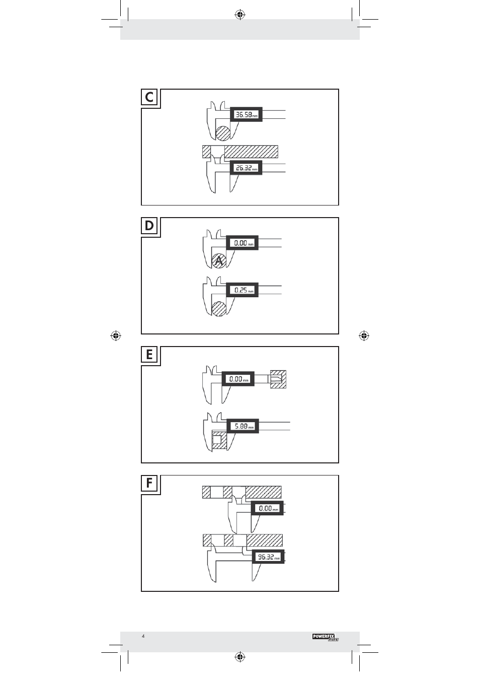 Cd e f | Powerfix Z22855 User Manual | Page 2 / 42