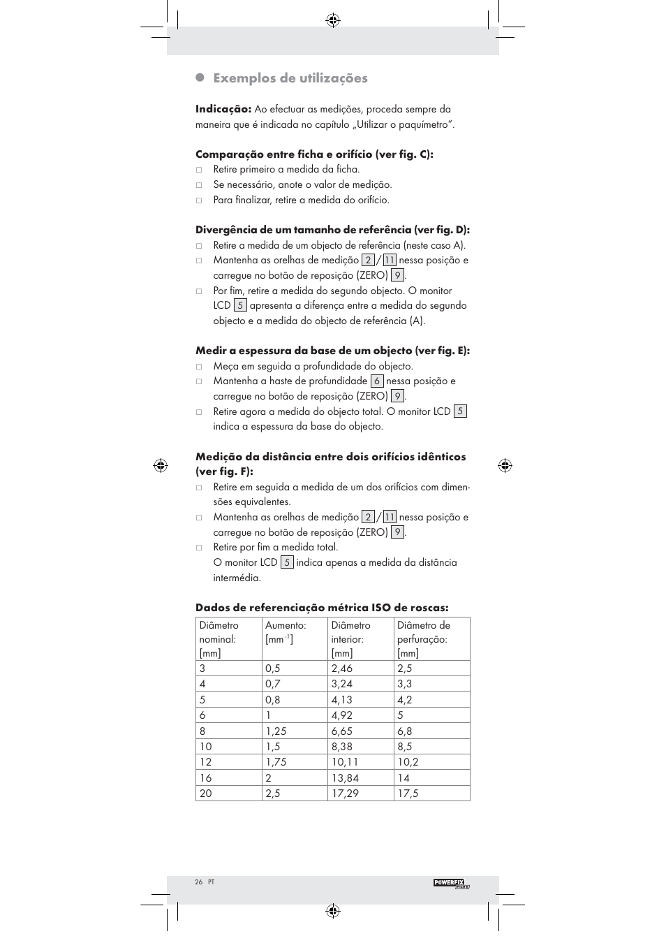 Exemplos de utilizações | Powerfix Z22855 User Manual | Page 24 / 42