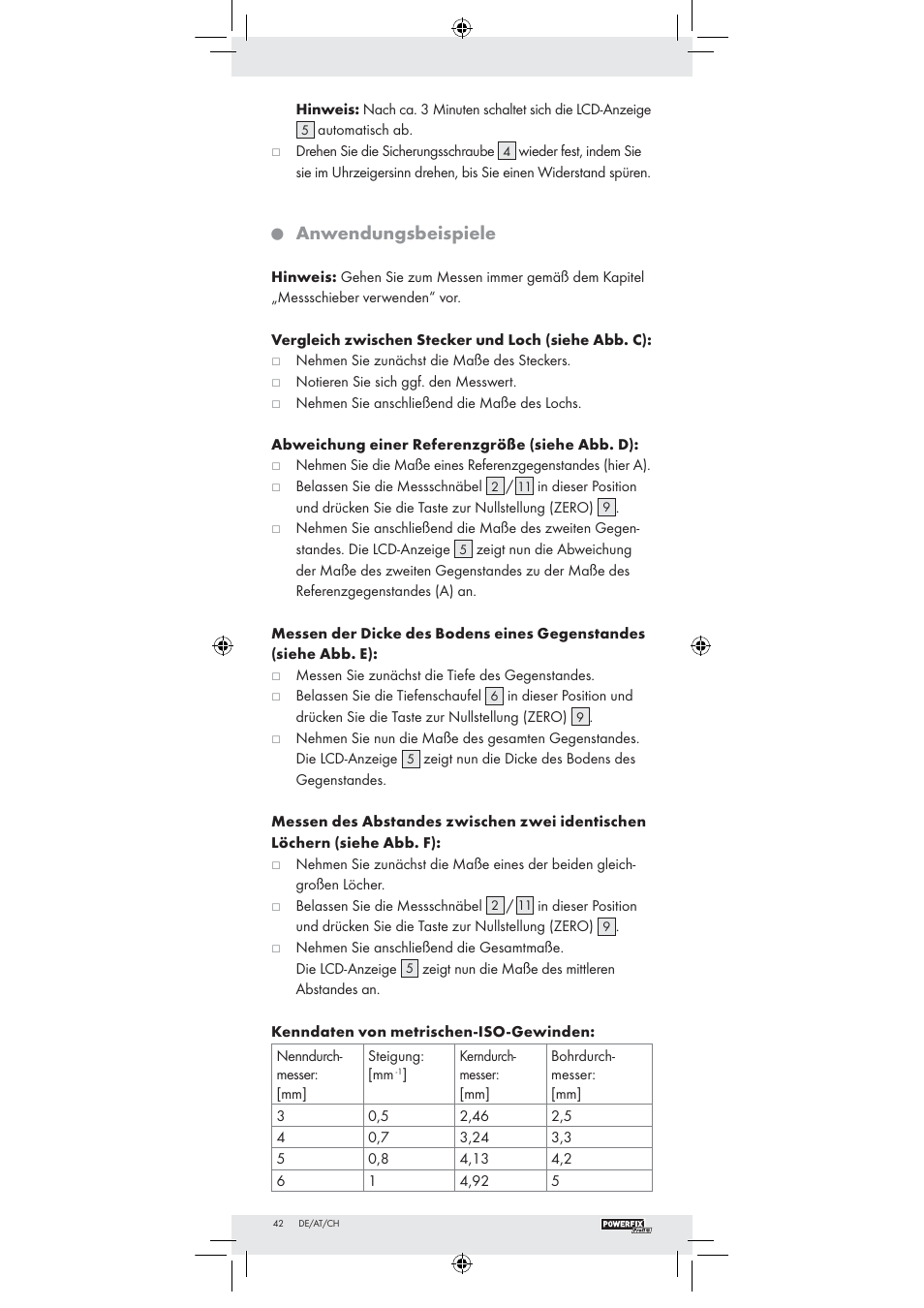 Anwendungsbeispiele | Powerfix Z22855 User Manual | Page 40 / 42