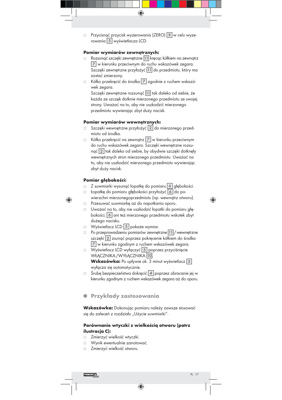 Przykłady zastosowania | Powerfix Z22855 User Manual | Page 15 / 51