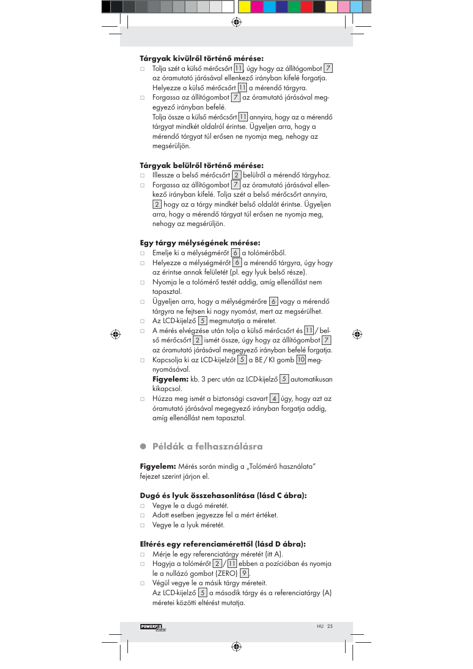 Példák a felhasználásra | Powerfix Z22855 User Manual | Page 23 / 51