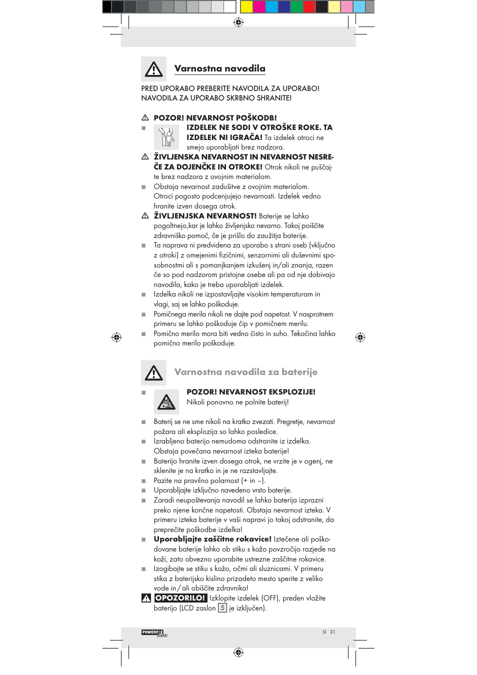 Powerfix Z22855 User Manual | Page 29 / 51