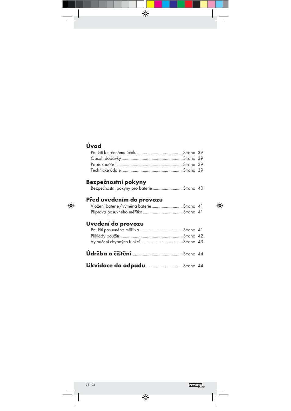 Powerfix Z22855 User Manual | Page 36 / 51