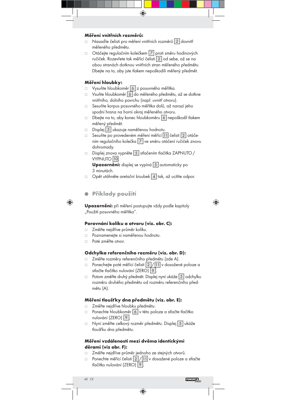 Příklady použití | Powerfix Z22855 User Manual | Page 40 / 51