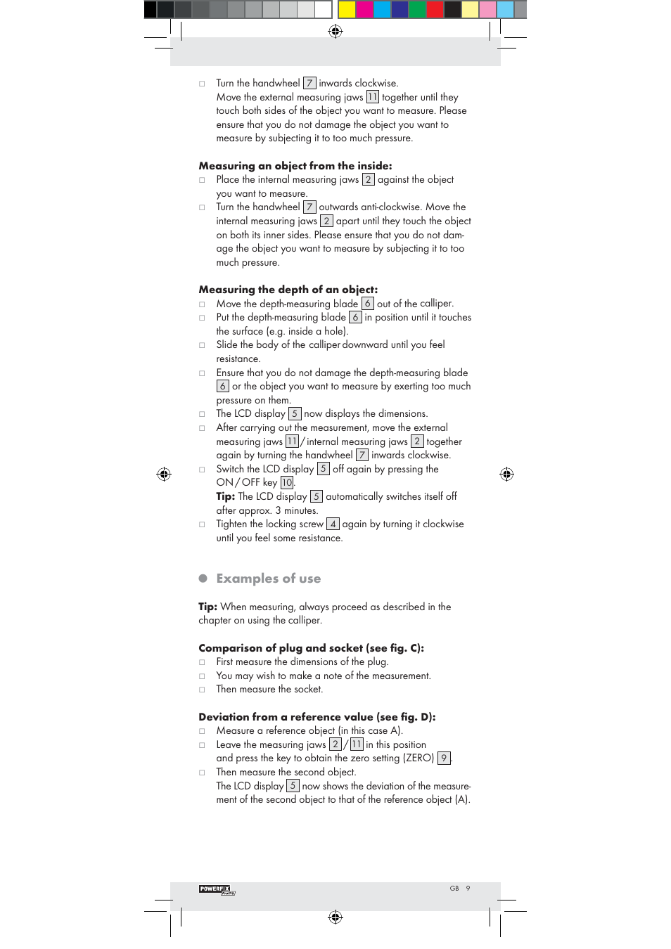 Examples of use | Powerfix Z22855 User Manual | Page 7 / 51