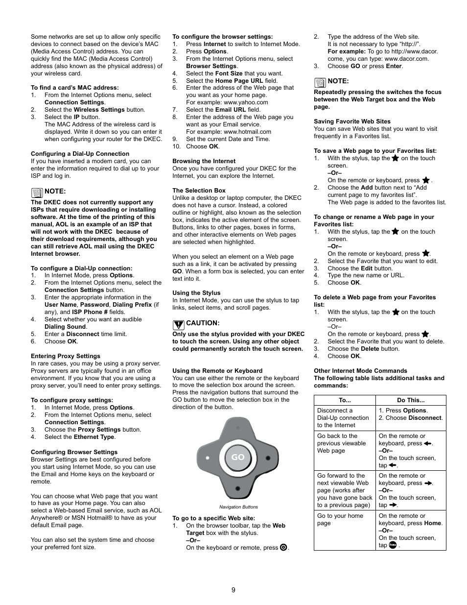 Dacor 65513REV.B User Manual | Page 11 / 24