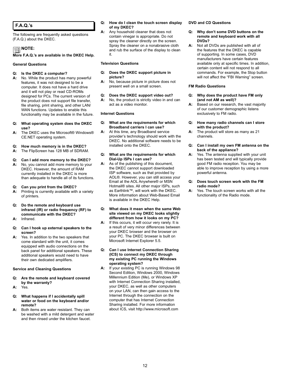 Dacor 65513REV.B User Manual | Page 14 / 24