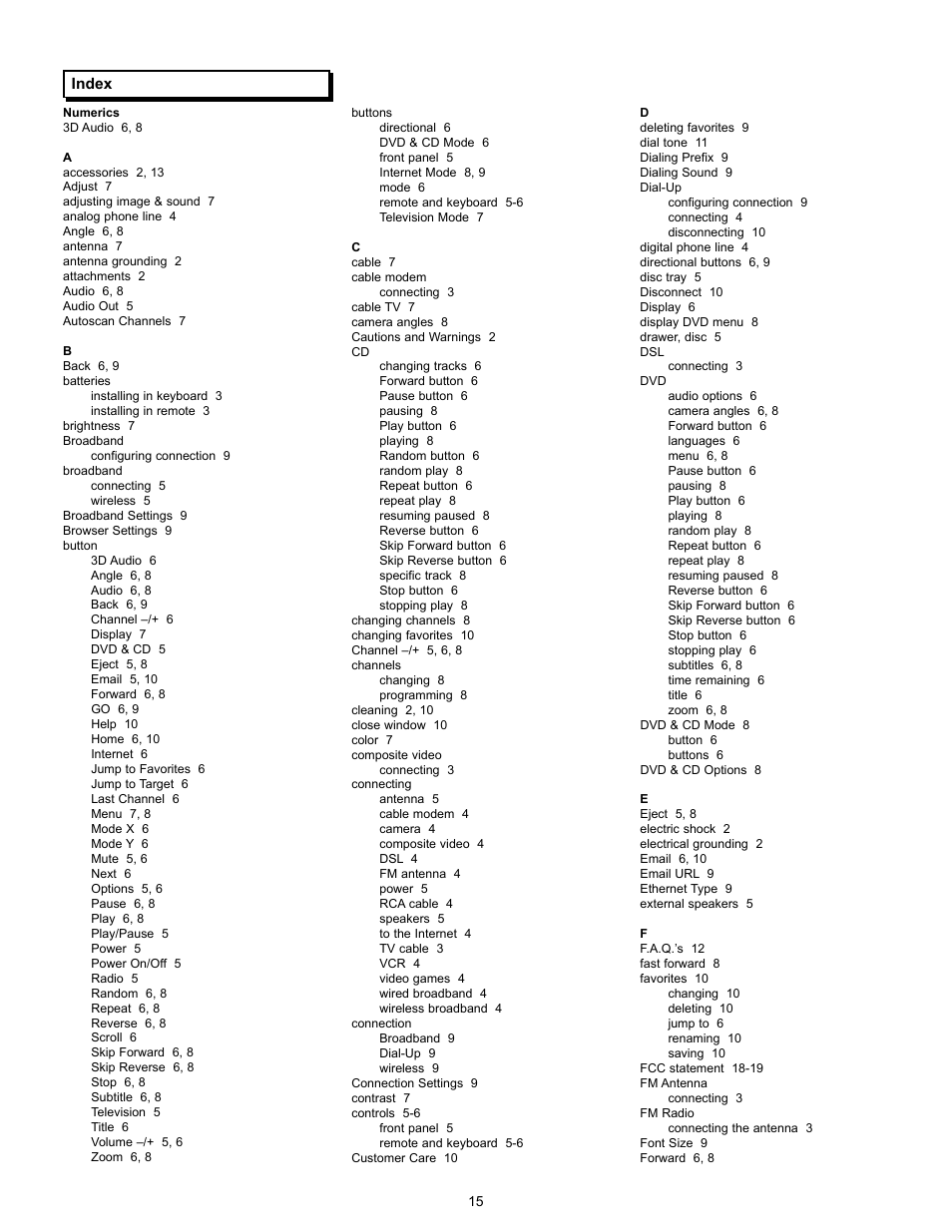 Dacor 65513REV.B User Manual | Page 17 / 24