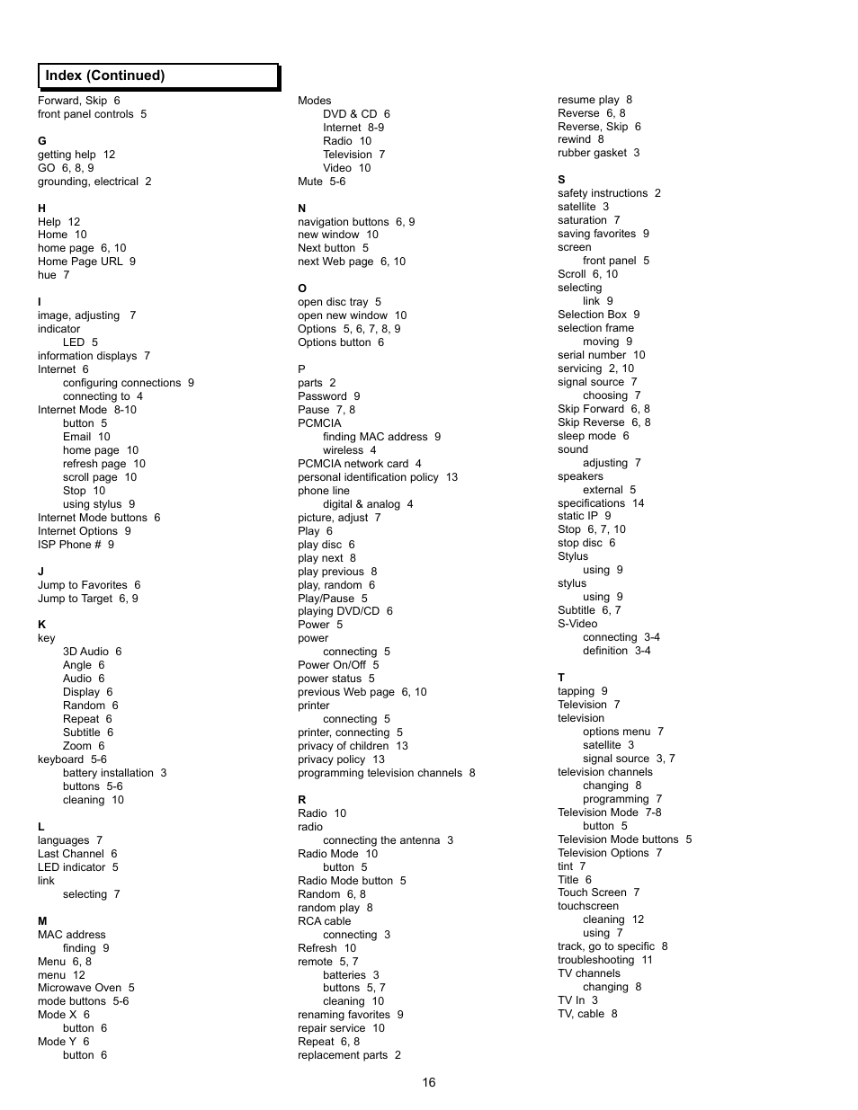 Dacor 65513REV.B User Manual | Page 18 / 24