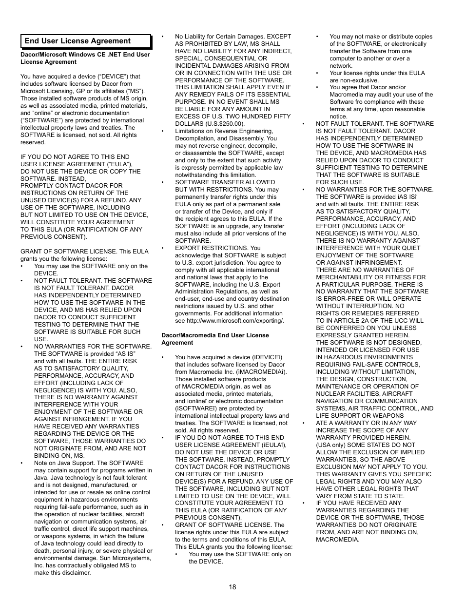 Dacor 65513REV.B User Manual | Page 20 / 24