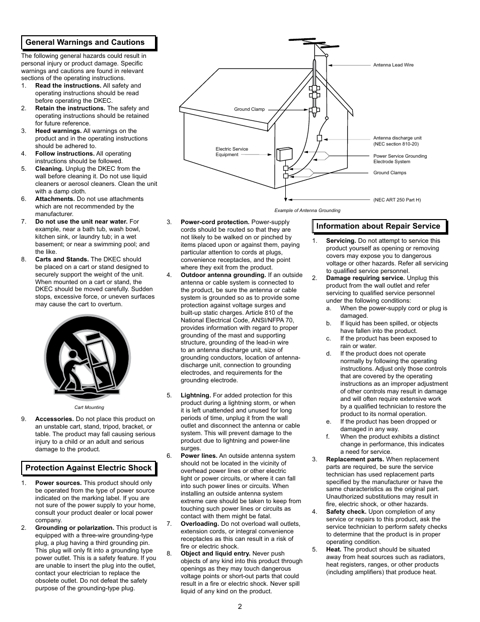 Dacor 65513REV.B User Manual | Page 4 / 24