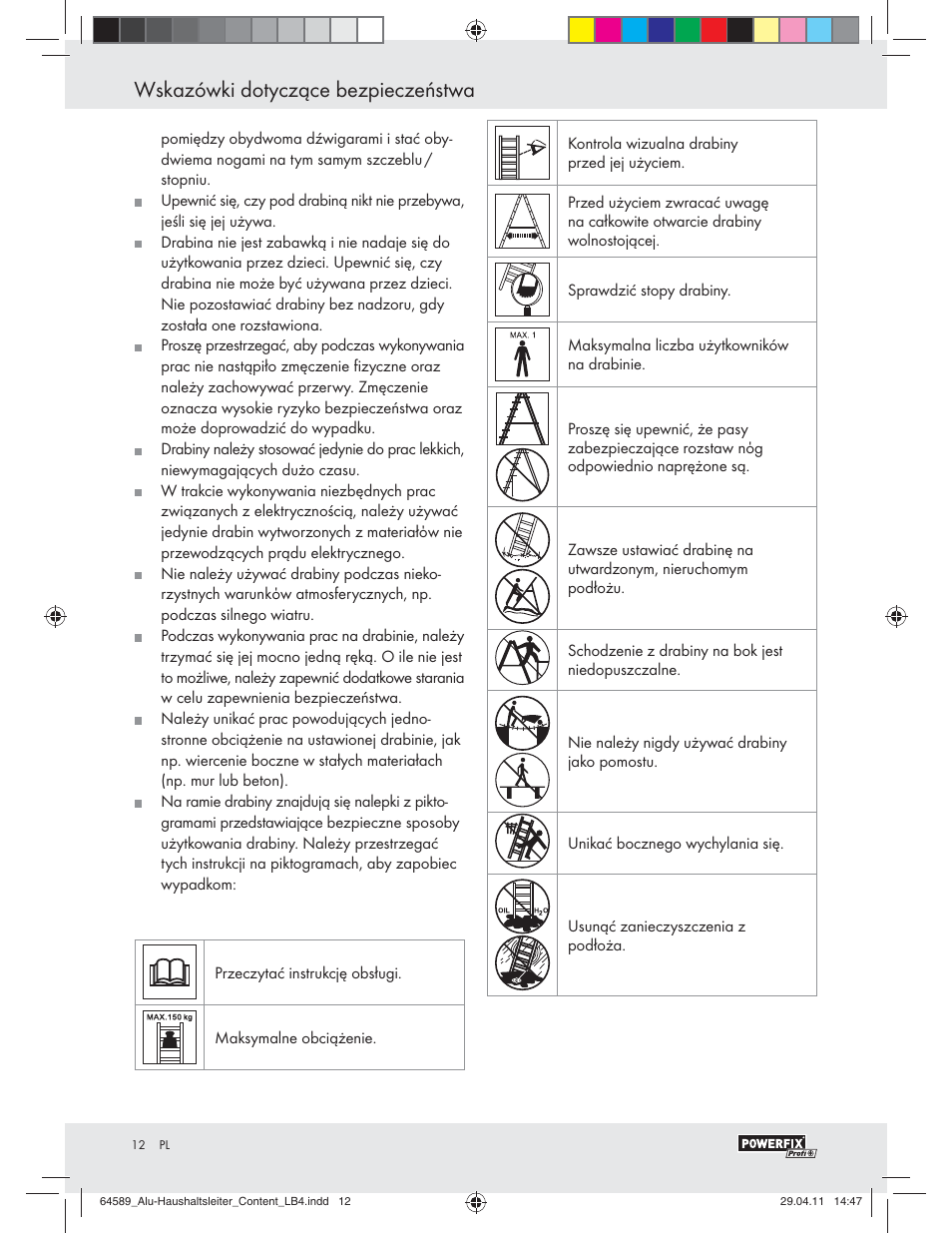 Wskazówki dotyczące bezpieczeństwa | Powerfix Z29950 User Manual | Page 10 / 32