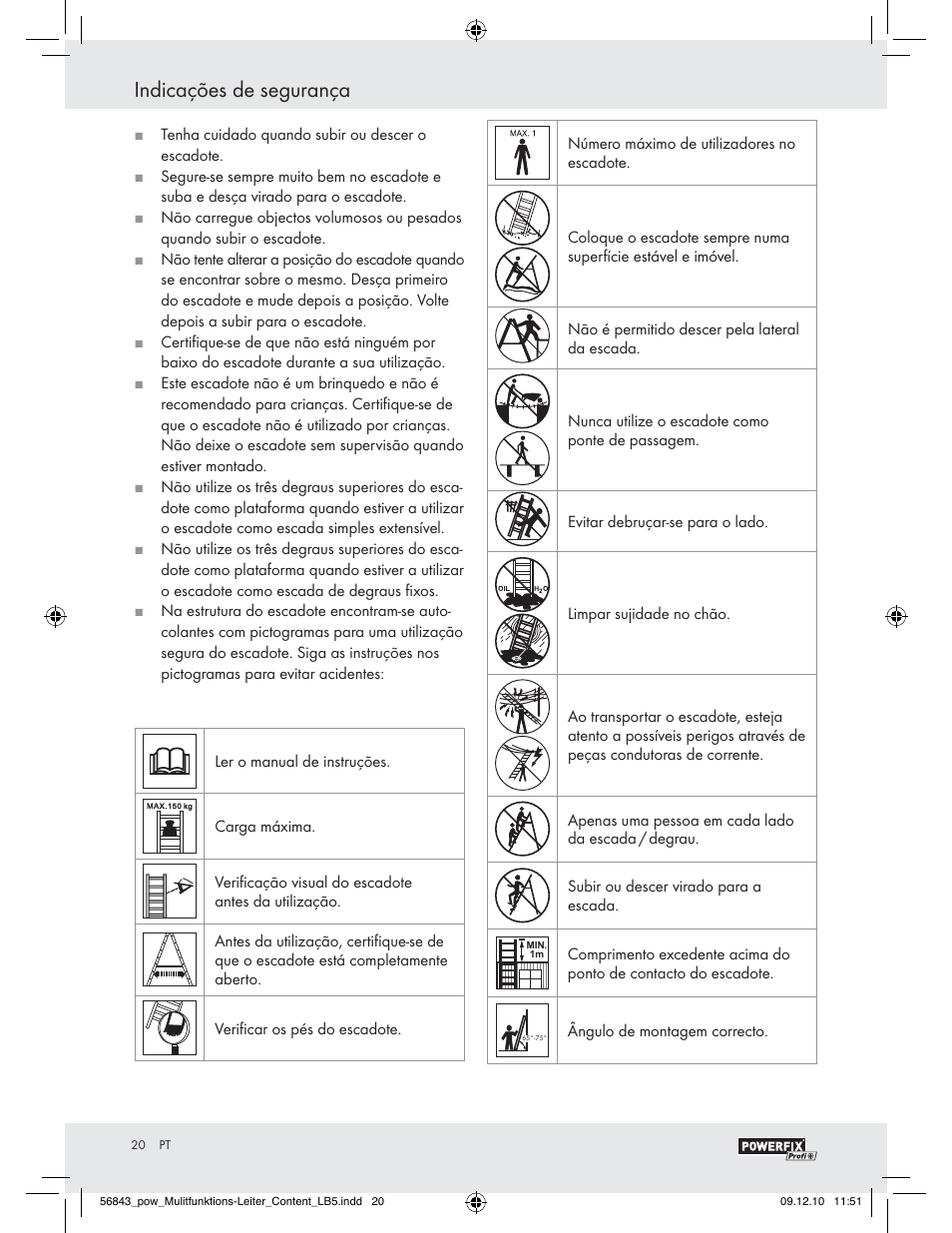 Indicações de segurança | Powerfix Z30473 User Manual | Page 18 / 35