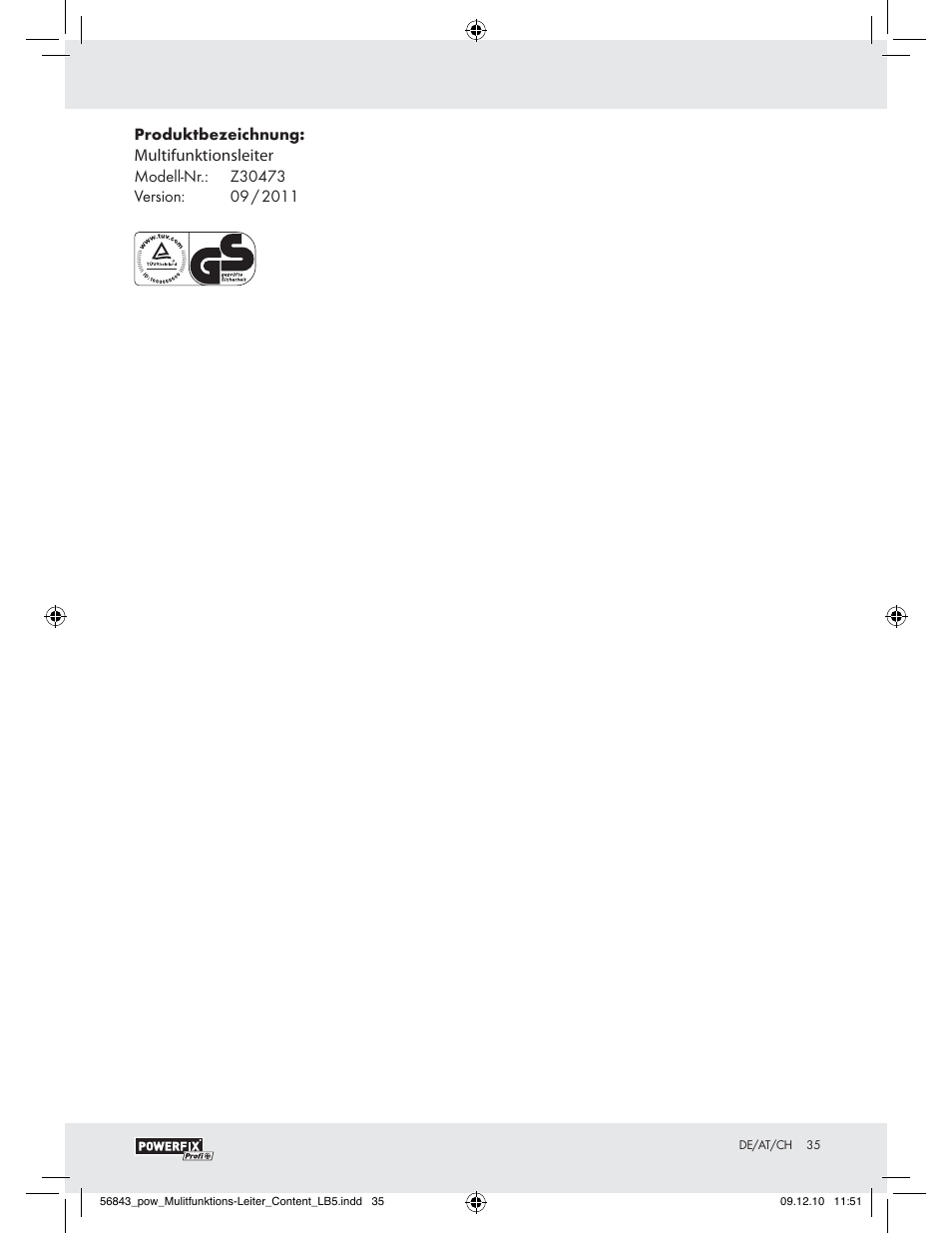 Powerfix Z30473 User Manual | Page 33 / 35