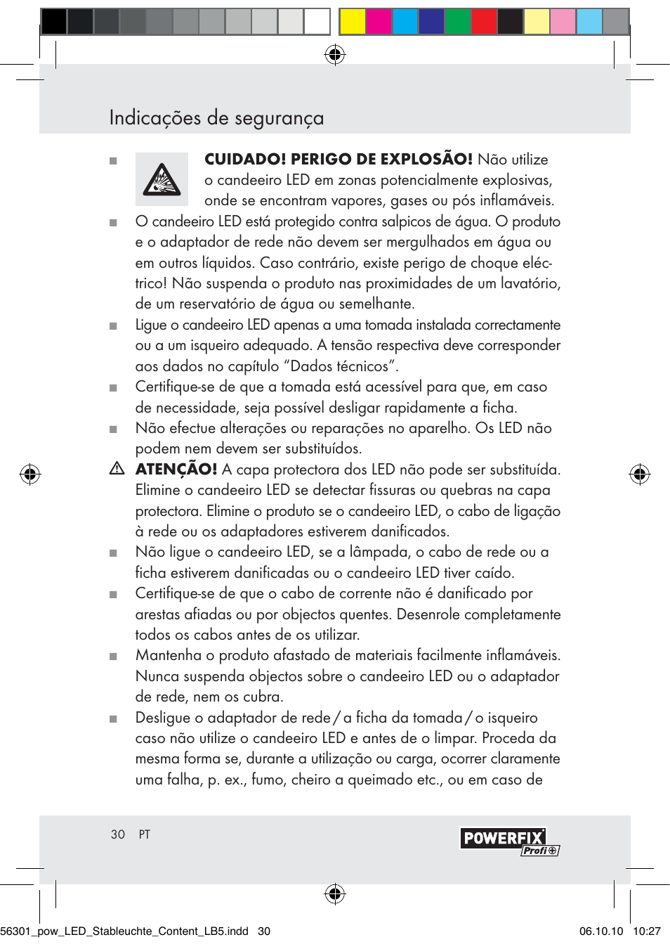 Indicações de segurança | Powerfix Z30590-BS User Manual | Page 28 / 56