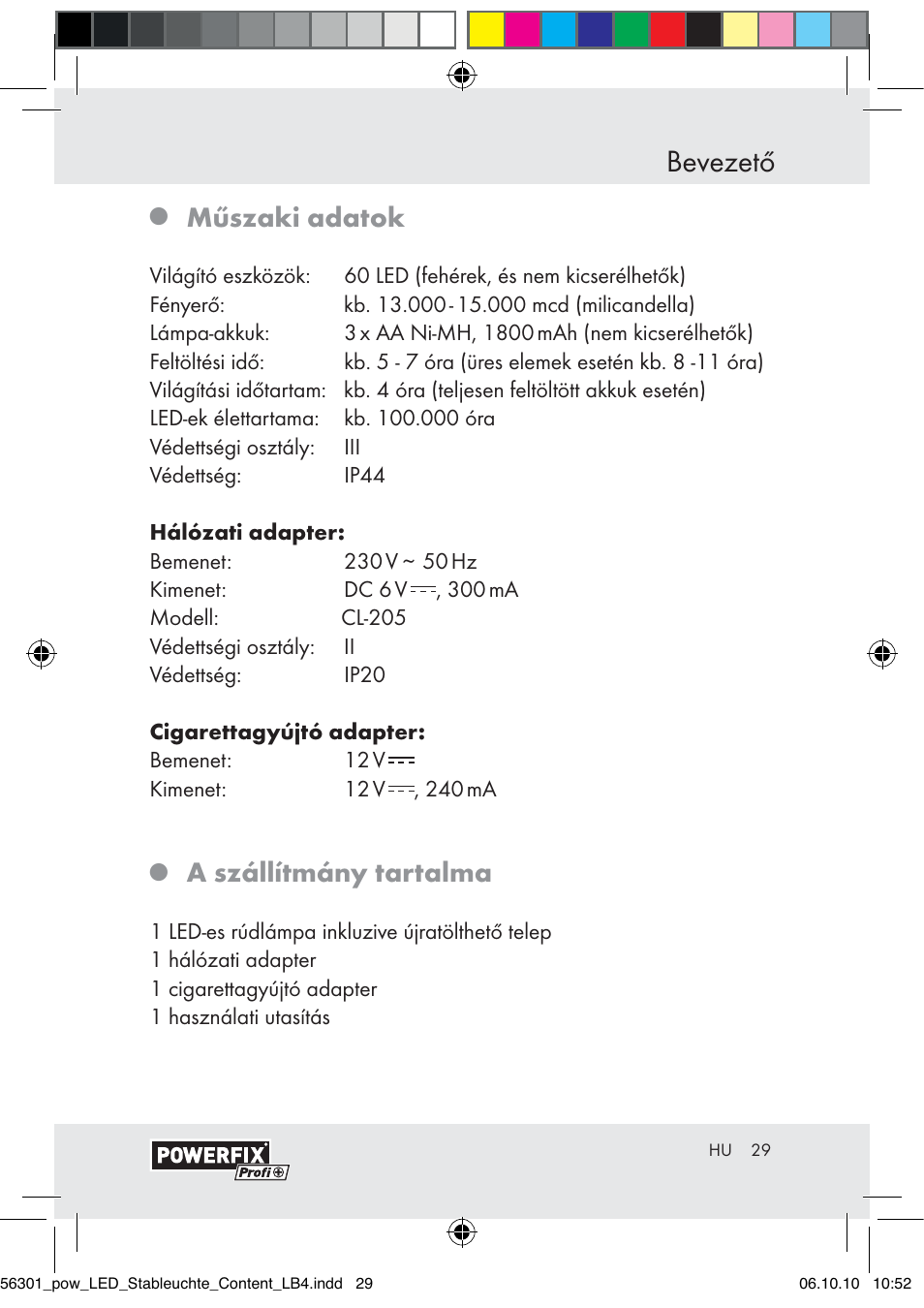 Bevezető, Műszaki adatok, A szállítmány tartalma | Powerfix Z30590-BS User Manual | Page 27 / 78