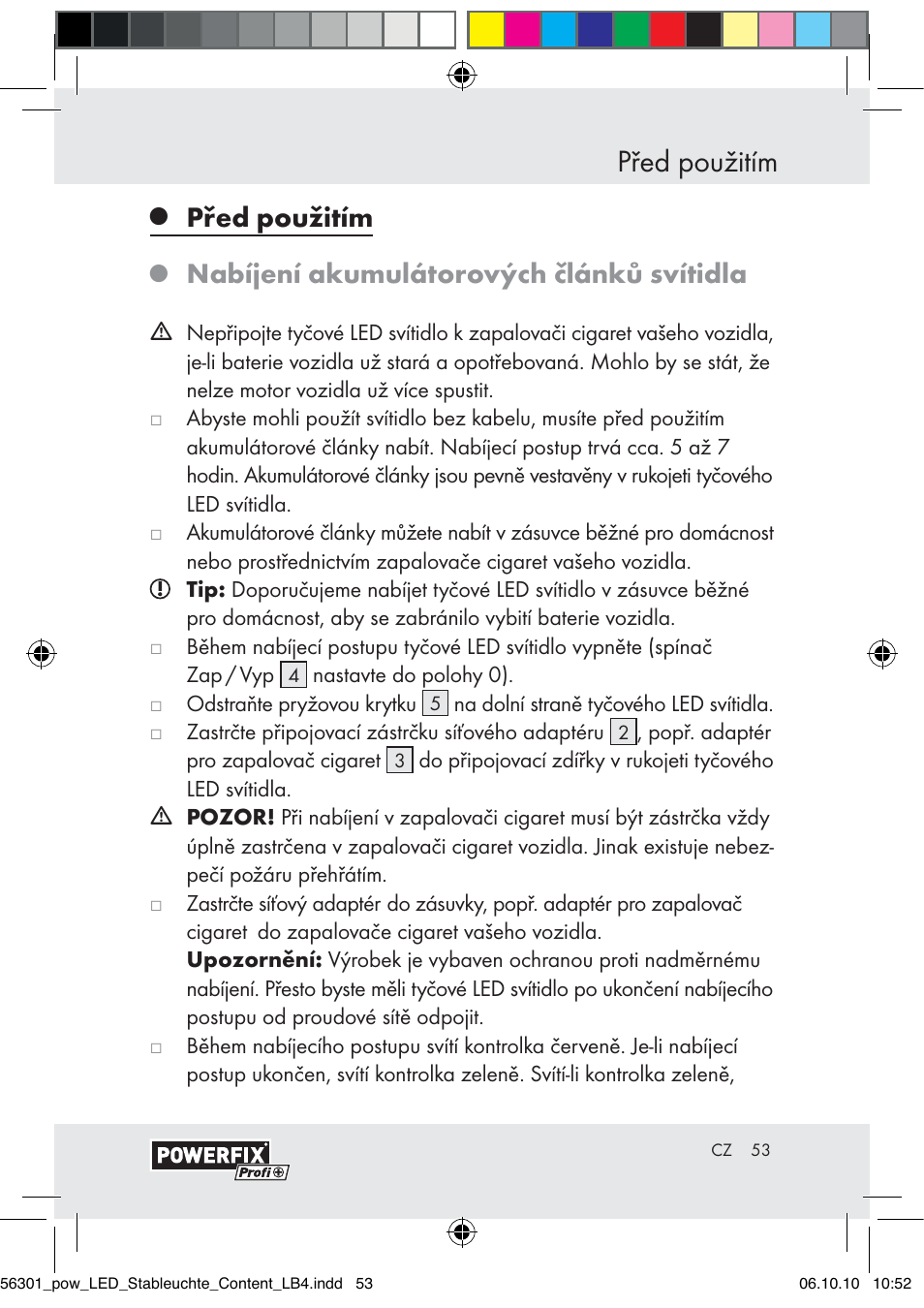 Před použitím, Nabíjení akumulátorových článků svítidla | Powerfix Z30590-BS User Manual | Page 53 / 78