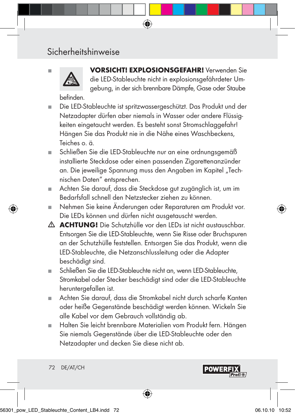Sicherheitshinweise | Powerfix Z30590-BS User Manual | Page 72 / 78