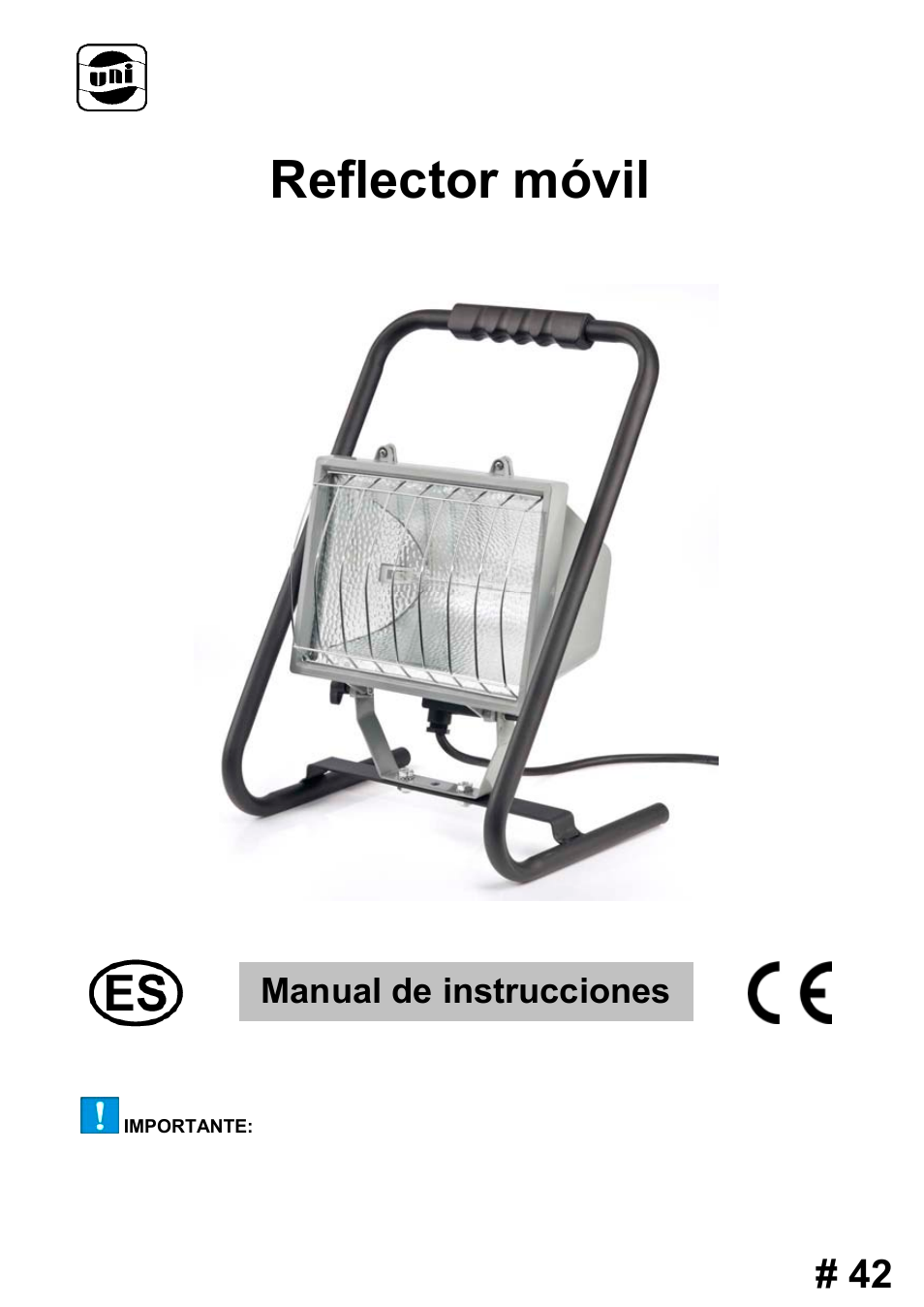 10056_ms-1000w_manual_es_111021_final, Reflector móvil, Manual de instrucciones | 1000 w | Powerfix MS 1000 W User Manual | Page 42 / 121